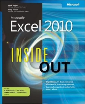Image of Microsoft Excel 2010 inside Out by Mark Dodge Paperback