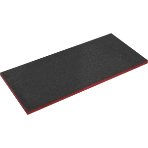 Image of Sealey Red Easy Peel Shadow Foam for Tool Chests and Cabinets 1200mm 550mm 30mm