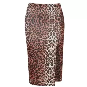 image of I Saw It First Midi Skirt - Brown