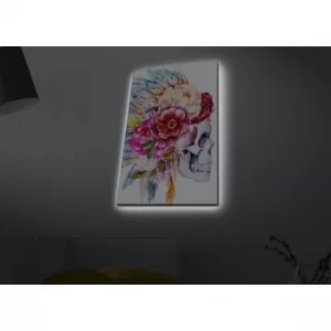 Image of 4570MDACT-063 Multicolor Decorative LED Lighted Canvas Painting