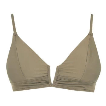 image of Firetrap V Bikini Top Ladies - Khaki