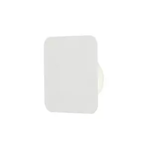 Image of Magnetic Base Wall Lamp, 12W LED 3000K 498lm, 15cm Square, Sand White - Luminosa Lighting