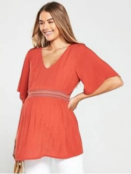 image of Mama-Licious Jules Blouse - Red