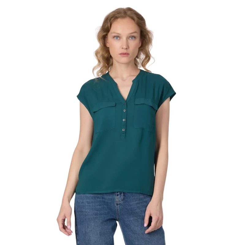 Image of Ragwear Sleeveless blouse For Her Ragwear Romanna Vert Female S