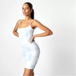 Image of Slazenger x Sophia & Cinzia Strappy Bodycon Mini Dress - Purple