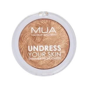 Image of MUA Undress Your Skin Highlighting Powder - Golden Afterglow