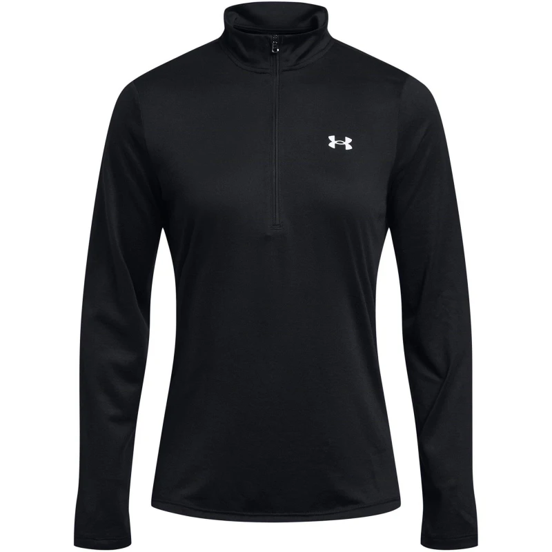 Image of Under Armour Armour Tech Half Zip Top Womens - Black 16