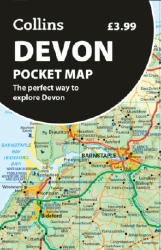 Image of Devon Pocket Map. By Collins Maps Books