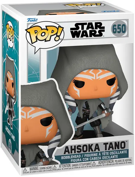 image of Star Wars Ahsoka - Ahsoka Tano vinyl figurine no. 650 Funko Pop! multicolour