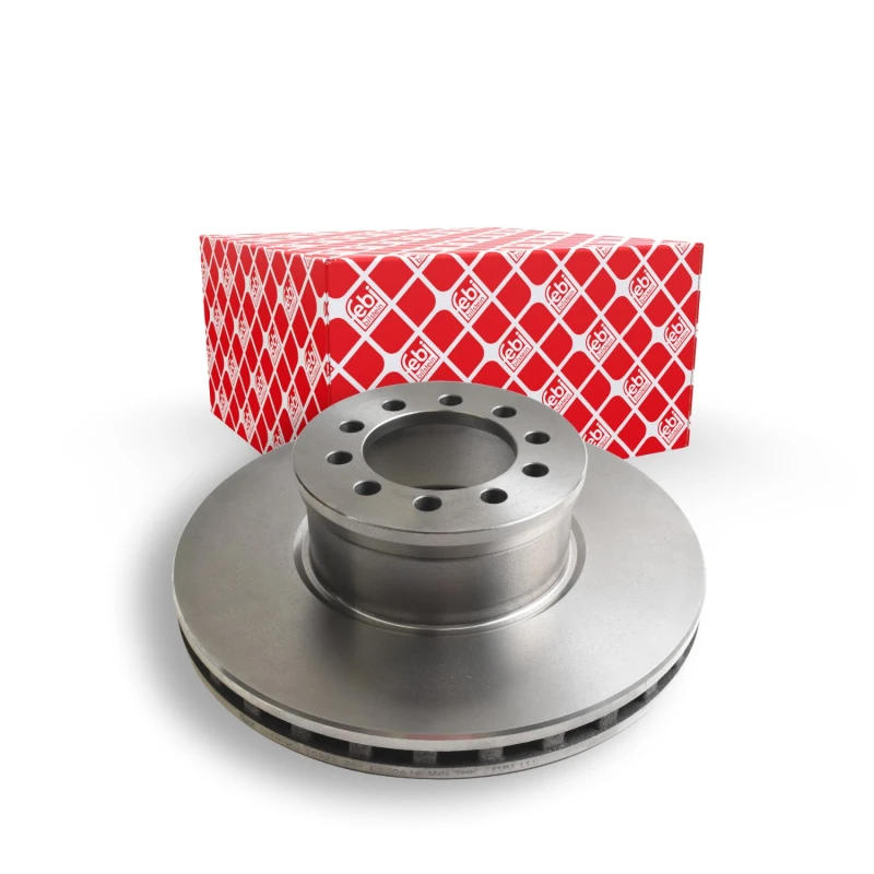 Image of FEBI BILSTEIN 10922 Brake disc Front Axle, internally vented, Coated Brake Disc (82)