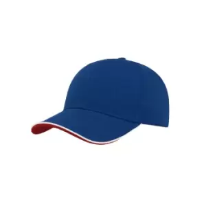 Image of Atlantis Zoom Piping Sandwich Sports 6 Panel Contrast Baseball Cap (One Size) (Royal)