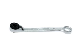 Image of Teng Tools 1400B 1/4" Hex Drive Mini Bits Ratchet With 8mm 12 pt Ring Spanner
