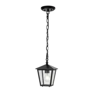 image of Hinkley Huntersfield Outdoor Pendant Ceiling Light Black, IP44