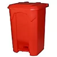 Image of GPC Pedal Bin LPB80Z _RED 80 L 67 x 41 x 47cm Red