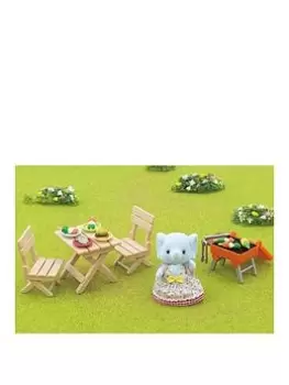 Image of Sylvanian Families Bbq Picnic Set - Elephant Girl
