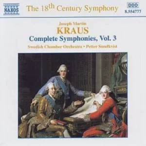 Image of Complete Symphonies Vol 3 by Swedish Chamber Orchestra Orebro CD Album