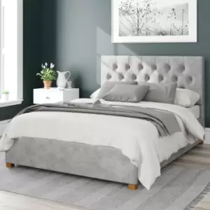 Image of Aspire Olivier Ottoman Bed Kimyo Linen Silver King