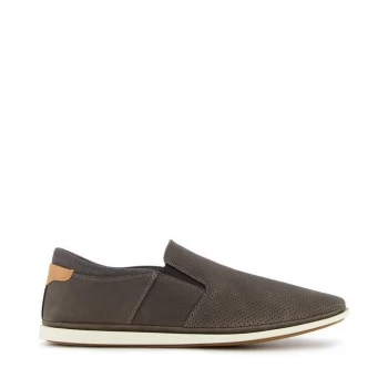 Image of Dune 'Blinks' Perforated Slip On Shoes - 6 - dark