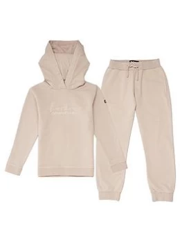 Image of Barbour International Girls Ballerio Tracksuit - Ash Pink, Ash Pink, Size Age: 10-11 Years, Women