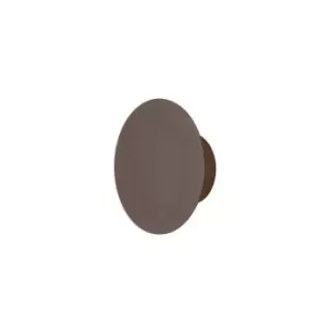 Image of Magnetic Base Wall Lamp, 12W LED 3000K 498lm, 15cm Round, Coffee