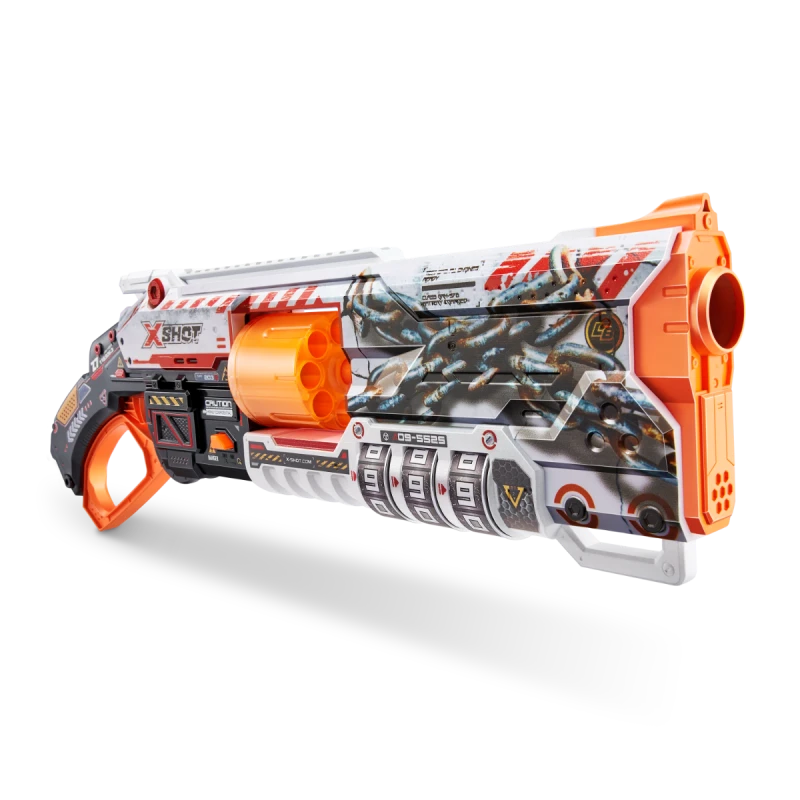 Image of ZURU Xshot Skins Lock Blaster Gun With 16 Darts Multi unisex
