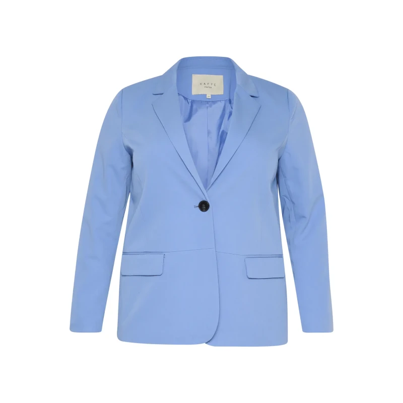 Image of KAFFE Curve Womens blazer KAFFE Curve Sakira Bleu Female 46
