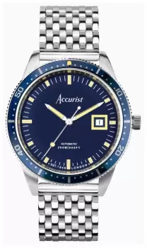 image of Accurist 72006 Dive Automatic (42mm) Blue Dial / Stainless Watch