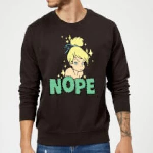 Image of Disney Peter Pan Tinkerbell Nope Sweatshirt - Black