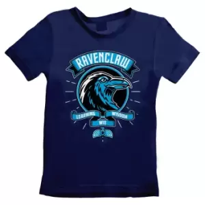 Harry Potter Childrens/Kids Comic Style Ravenclaw T-Shirt (3-4 Years) (Blue)