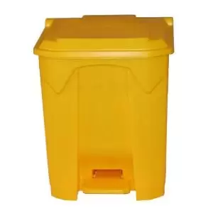 Image of Pedal Bin 30L Polypropylene Yellow LPB30ZYellow