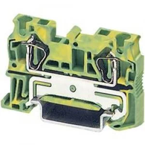 image of Phoenix Contact 3031380 ST 4 PE Tension Spring protective Conductor Terminals ST... PE Green yellow