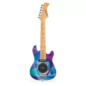 image of Aom Electric Guitar Purple Swirls