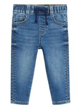 image of Mango Baby Boys Jog Jeans - Blue