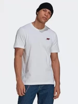 Image of adidas Arsenal Graphic T-Shirt, White, Size 2XL, Men