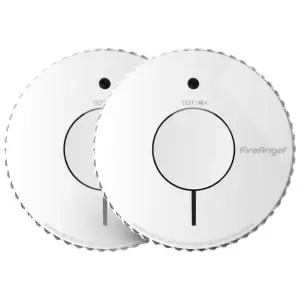 FireAngel FA6620-R-T2 Optical Smoke Alarm with 10 Year Sealed For Life Battery - Twin Pack