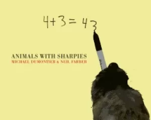 Image of animals with sharpies