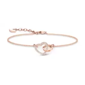 Thomas Sabo Together Forever Heart Bracelet A1730-416-14-L19v