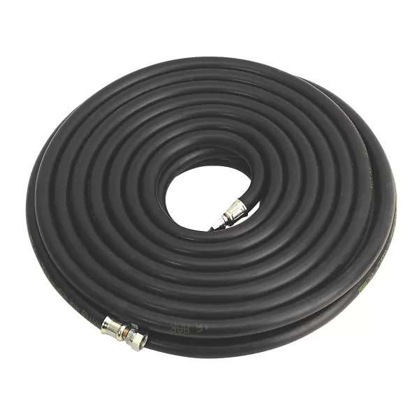 image of Genuine SEALEY AH15RX/38 Air Hose 15mtr x &#216;10mm with 1/4BSP Unions Heavy-Duty