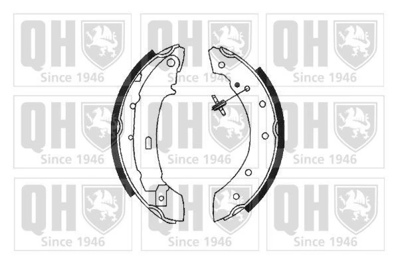 Image of QUINTON HAZELL Brake Shoe Set QUINTON HAZELL BS927