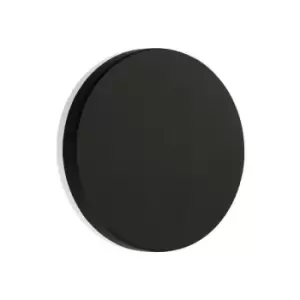 image of Amarillo Flush Wall Lamp Black Aluminium LED 10W 1215Lm 3000K IP54 - Merano