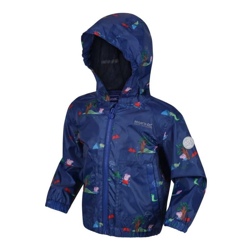 Image of Regatta Peppa Pig Muddy Puddle Waterproof Jacket - Blue Blue C60-C72