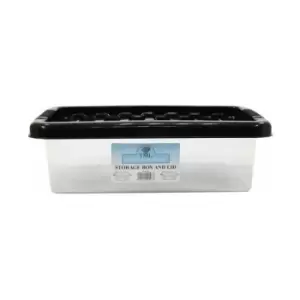 image of TML - Shoe Box & Black Lid 6L Clear - THL106B