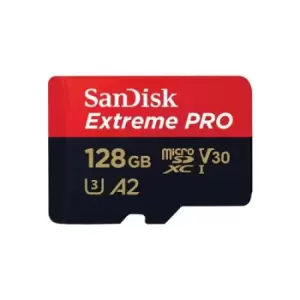 Image of SanDisk Extreme PRO 128GB MicroSDXC UHS-I Class 10