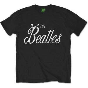 image of The Beatles 'Bug Logo' Mens X-Large T-Shirt - Black