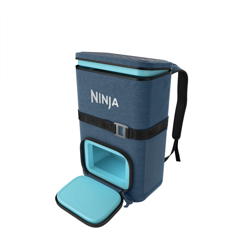 Image of Ninja Outdoor Frostvault Go 17L 24-Can Backpack Soft Cooler Ff124Euuknv Navy