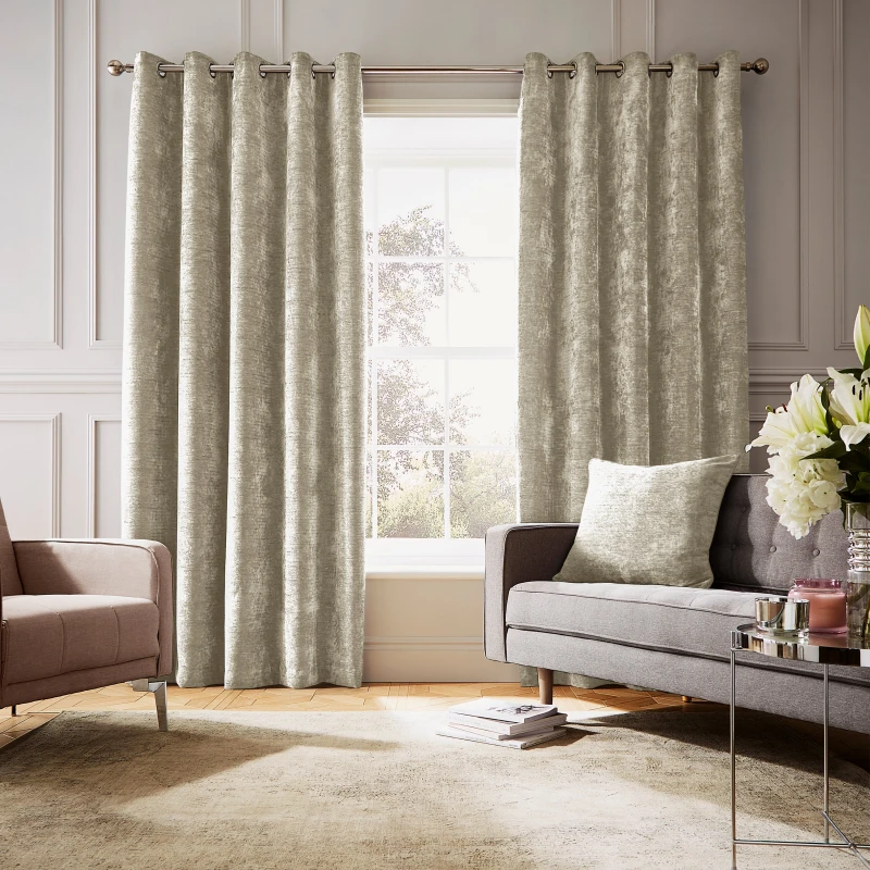 Image of JD Williams Hyperion Selene Thermal Eyelet Curtains Cream 168 x 183cm BR74626