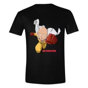 Image of One Punch Man T-Shirt Flying Size L