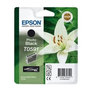 Image of Epson Lily T0591 Photo Black Ink Cartridge