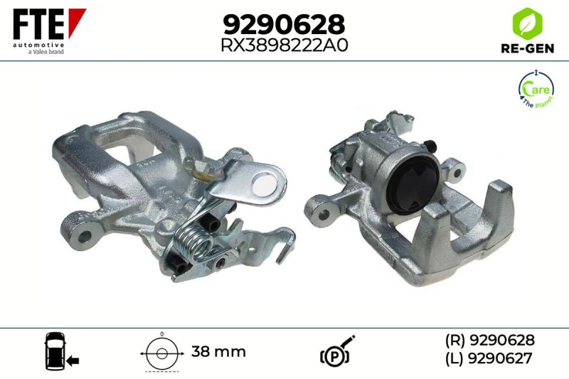 Image of Brake caliper FTE 9290628