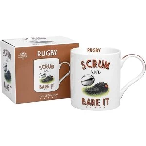 image of Rugby Fine China Mug By Lesser & Pavey